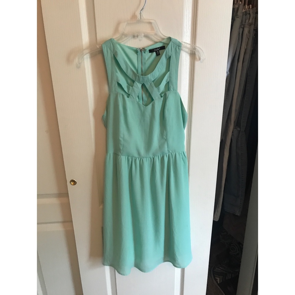 Turquoise dress